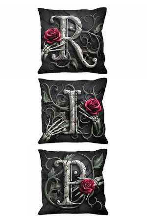 RIP Rest in Peace Cushion Set by Spiral Direct (3) | Gothic