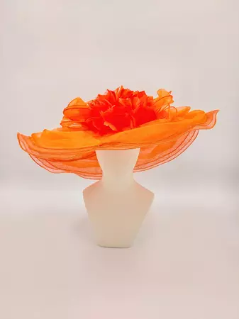 Orange Caroline hat