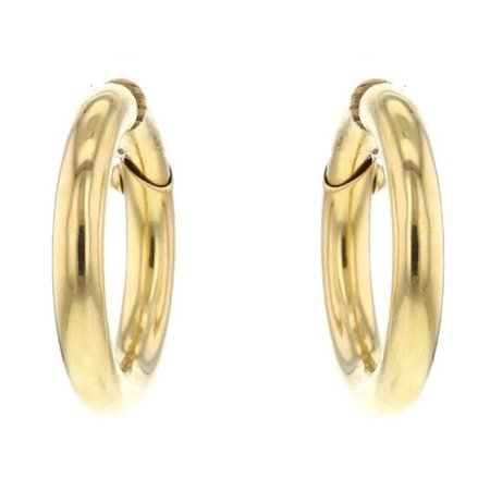 Cartier hoop earrings in yellow gold