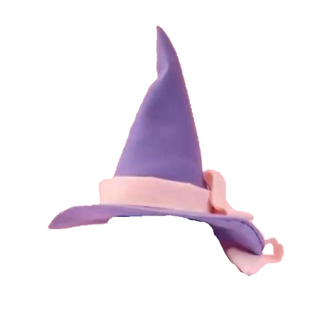 Purple Pink Witch Hat 1 (Dei5 edit)