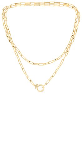 gorjana Parker Wrap Necklace en Gold | REVOLVE