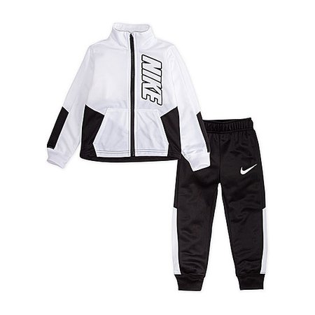 Nike Colorblock Boys 2-pc. Logo Pant Set Toddler, Color: White Black - JCPenney