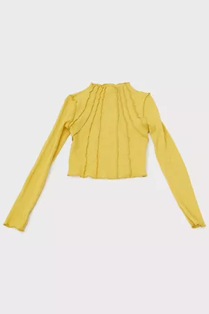 BDG Sunray Seamed Mock Neck Top | Urban Outfitters
