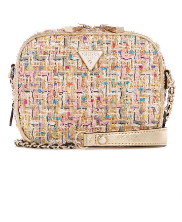 GUESS Cessily Tweed Camera Bag & Reviews - Handbags & Accessories - Macy's