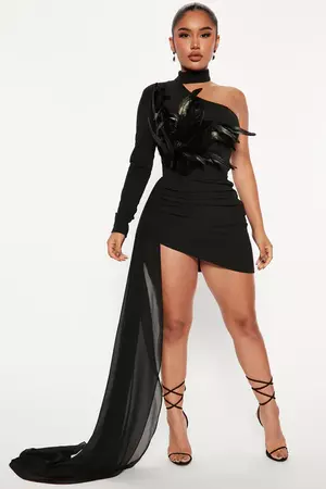 Always Dramatic Mini Dress - Black | Fashion Nova, Dresses | Fashion Nova