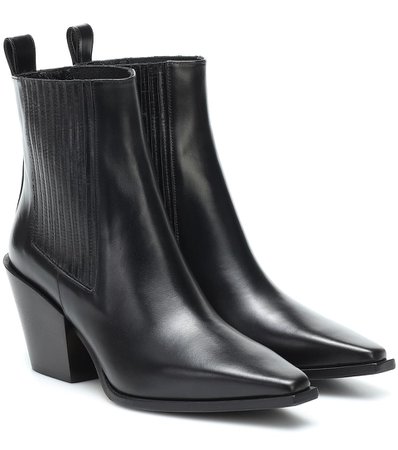 AEYDĒ Kate leather ankle boots
