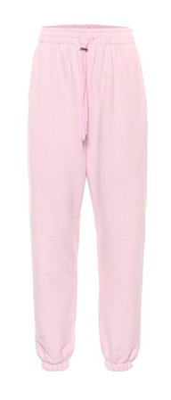 light pink high waisted sweatpants
