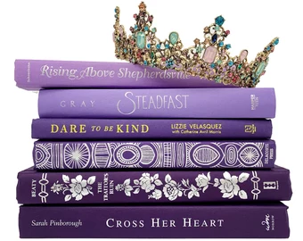 Purple Books & Tiara