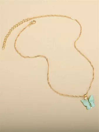 Butterfly Charm Necklace | SHEIN USA