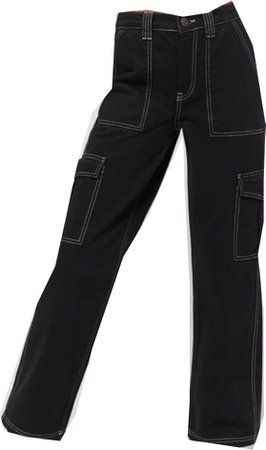 black cargo jeans, urban outfitters