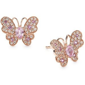 14k-rose-gold-pink-sapphires-diamond-butterfly-stud-earrings