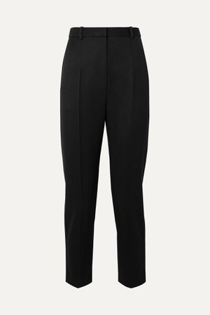 Black Wool straight-leg pants | Alexander McQueen | NET-A-PORTER