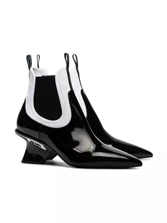 Prada panel detail ankle boots $950 - Shop AW18 Online - Fast Delivery, Price