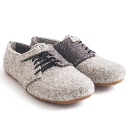 Sneakers adulti Haflinger lână - Everest Lars Stone Grey Melange - HipHip.ro