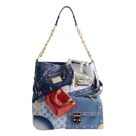 @gastt_fashion sur Instagram : Vintage Louis Vuitton Spring 2007 Limited Edition Patchwork Handbag. Consists of 14 different Louis Vuitton bags sewn together. via…