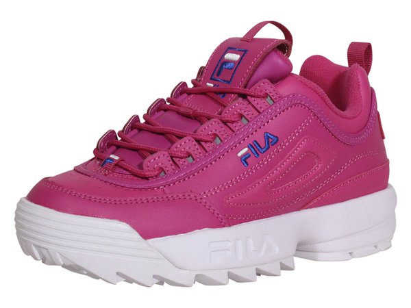 Fila Disruptor-II-Premium Sneakers Women's Shoes pink blue