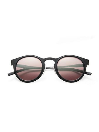 Shop Kyme Miki 46mm Round Mirror Sunglasses | Saks Fifth Avenue