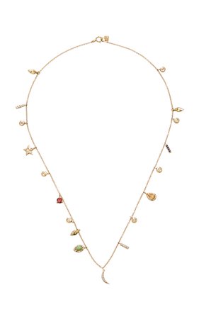 SCOSHA 14K Gold And Multi-Stone Necklace