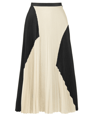 Instantaneous Obsession: Proenza Schouler Color-Block Pleated Skirt |