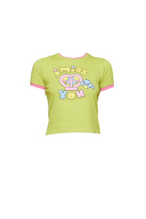 MARC JACOBS HEAVEN Green Missing You Baby  Top