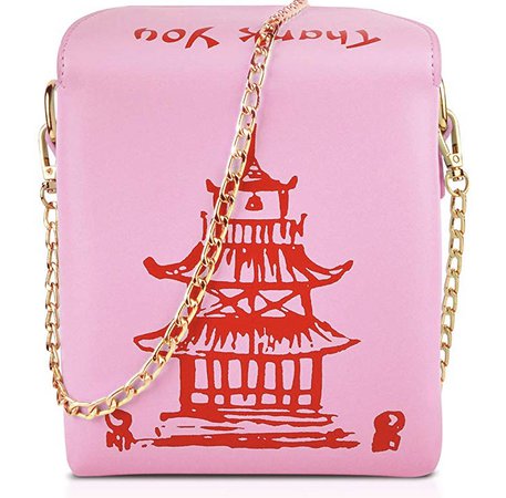 pink Chinese purse