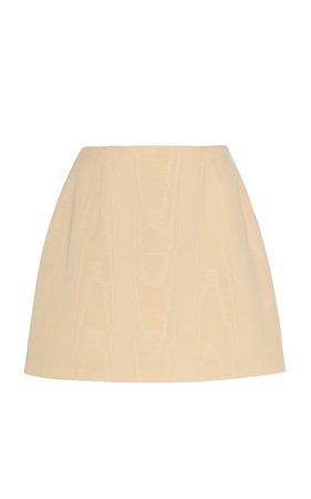 West Moire Silk Mini Skirt by Markarian | Moda Operandi