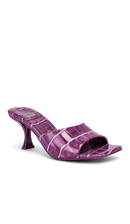 Jeffrey Campbell Mr Big Heel in Purple Croc | REVOLVE