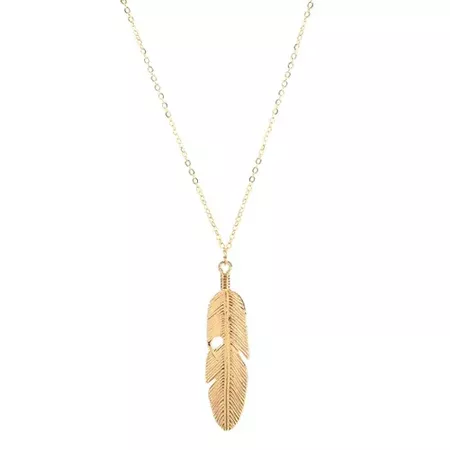 Vova | Necklace Women Jewelry Feather Chain Statement Jewelry Women's Casual