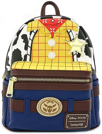 Amazon.com: Loungefly: Toy Story, Woody Cosplay Mini Backpack : Clothing, Shoes & Jewelry