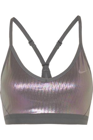 Nike | Indy mesh-trimmed stretch sports bra | NET-A-PORTER.COM