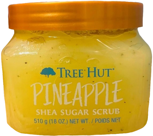 pineapple shea sugar scrub by tree hut