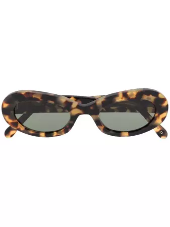 L.G.R Dalia round-frame Sunglasses - Farfetch