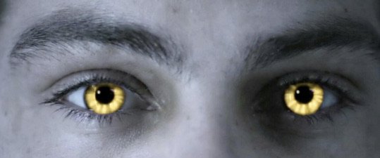 eyes yellow