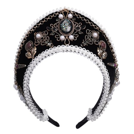 Vintage gothic lolita headpiece tudor estilo coronet acessórios de cabelo|Acessórios para fantasia| - AliExpress