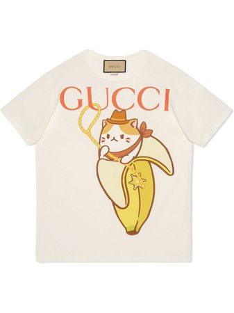 Gucci graphic-print Cotton T-shirt - Farfetch