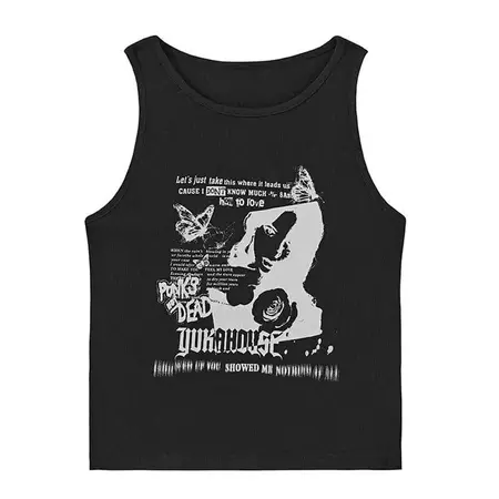 Y2K Grunge Tank Top - Shoptery