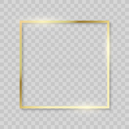 gold square frame png transparent - Google Search