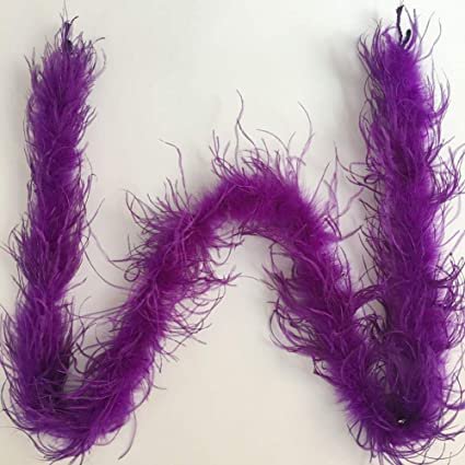 Amazon.com: ADAMAI 72inch Natural Ostrich Feather Boa Halloween Cosplay Costume Accessory Holiday Decors (Purple): Arts, Crafts & Sewing