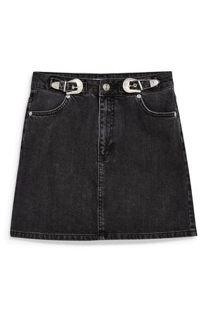 Topshop Buckle Denim Skirt | Nordstrom