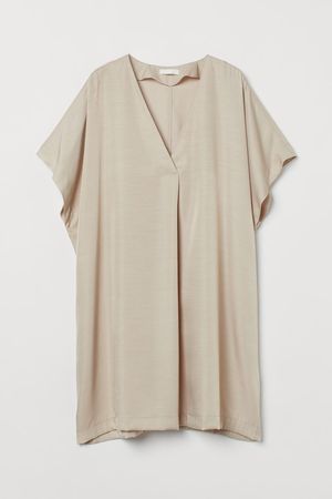 Knee-length Dress - Light beige - Ladies | H&M US