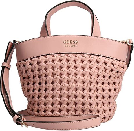 Amazon.com: GUESS womens Sicilia Mini Tote, Pink, one size US : Clothing, Shoes & Jewelry