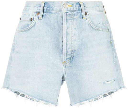 AGOLDE Micah fitted denim shorts