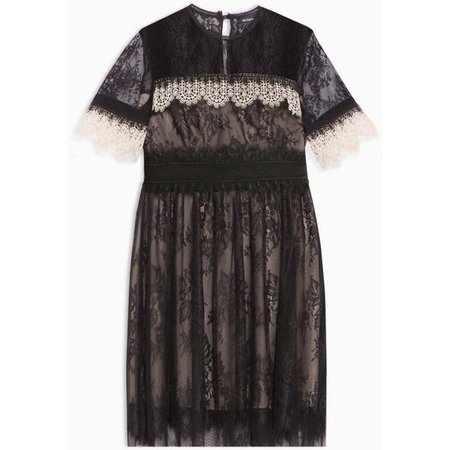 MAX&Co. Chantilly lace corolla dress