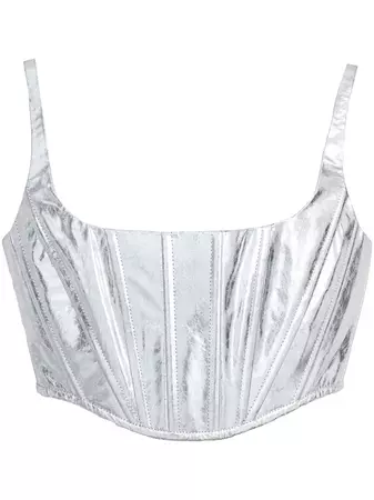Marc Jacobs Leather Bustier Top - Farfetch