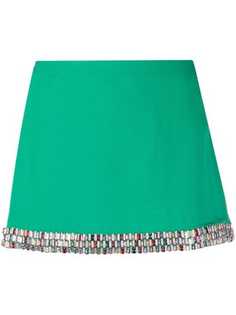 Amen Beaded A-line Mini Skirt - Farfetch