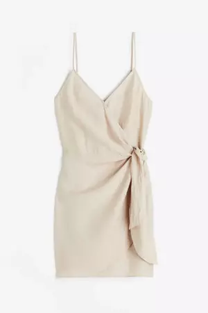 Wrap Dress - Light beige - Ladies | H&M US