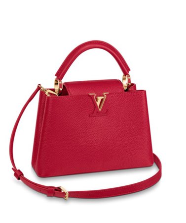 Louis Vuitton capucines red