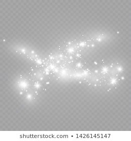 White Sparks Golden Stars Glitter Special Stock Vector (Royalty Free) 1459854203