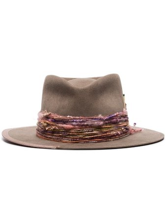 Nick Fouquet ribbon-trimmed fedora hat $1,232 - Buy Online - Mobile Friendly, Fast Delivery, Price
