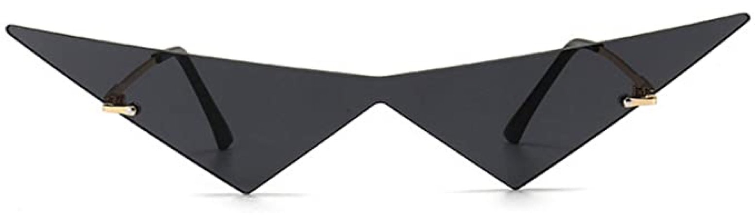 black triangle shades black sunglasses